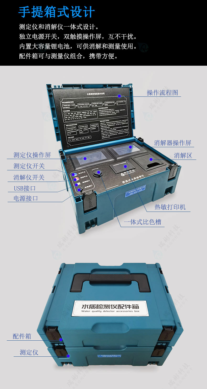 TP-905F型便攜式總磷測定儀機構示意圖